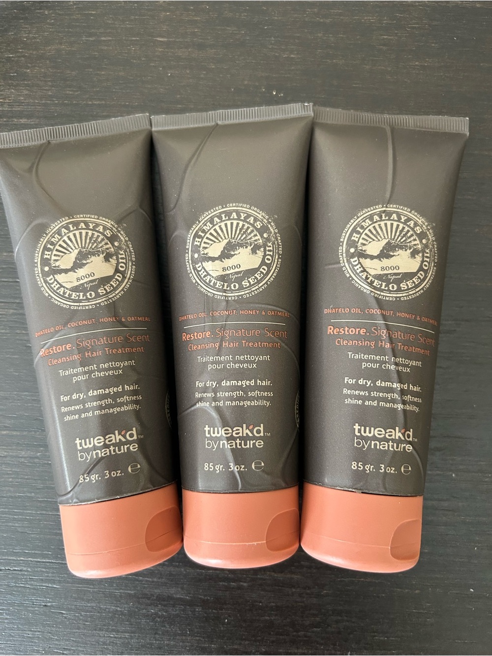 Tweakd Restore Hair Treatment Vanilla Amber YOU WILL RECEIVE 3 TUBES | SEALED